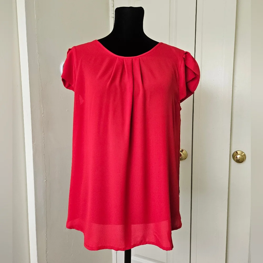 Red Women's Top - Picture 1 of 5